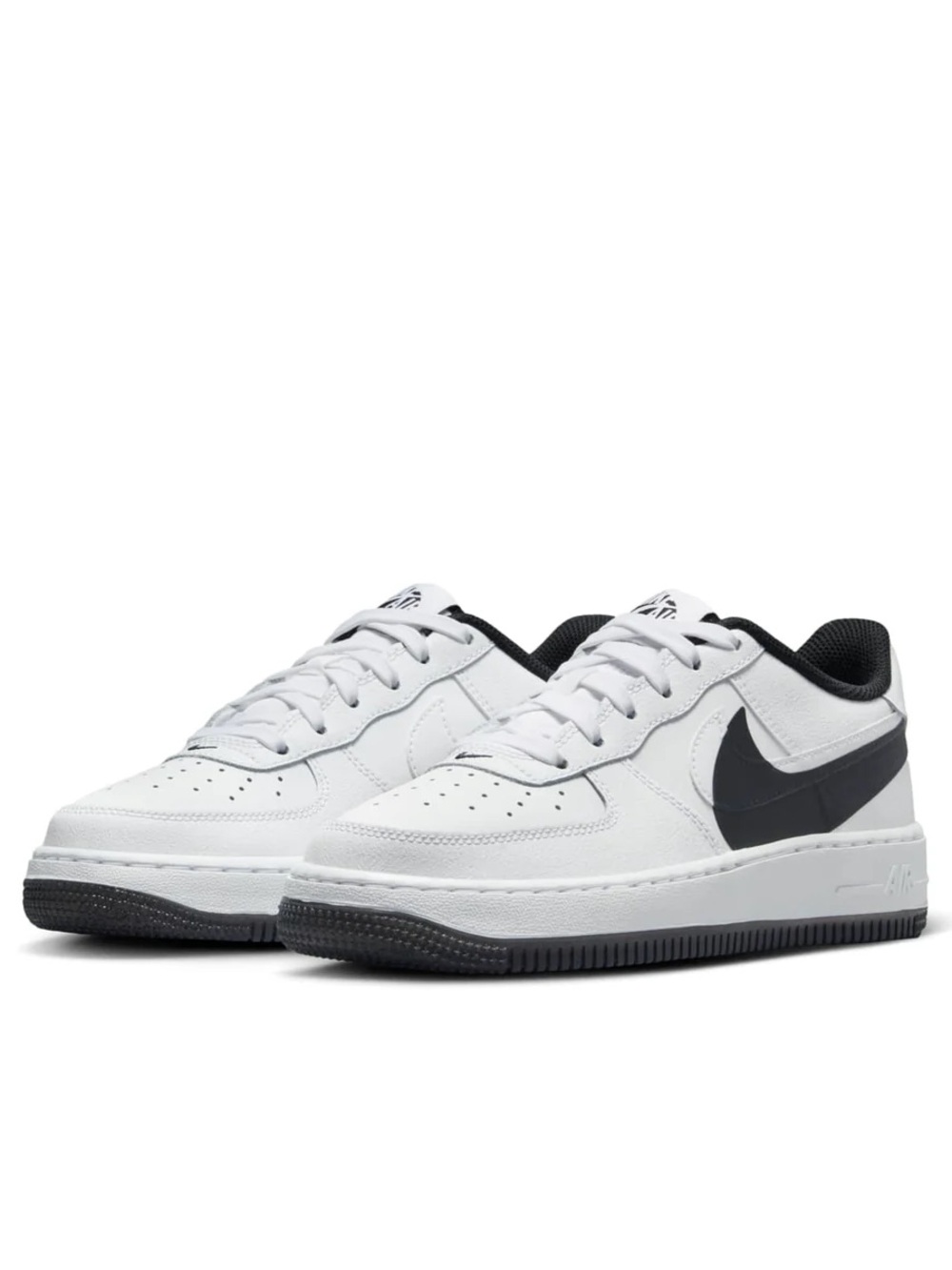 Size 1Y- Nike Air Force 1 LV8 4 'White Black' Kids Preschool Size No Original Bx
